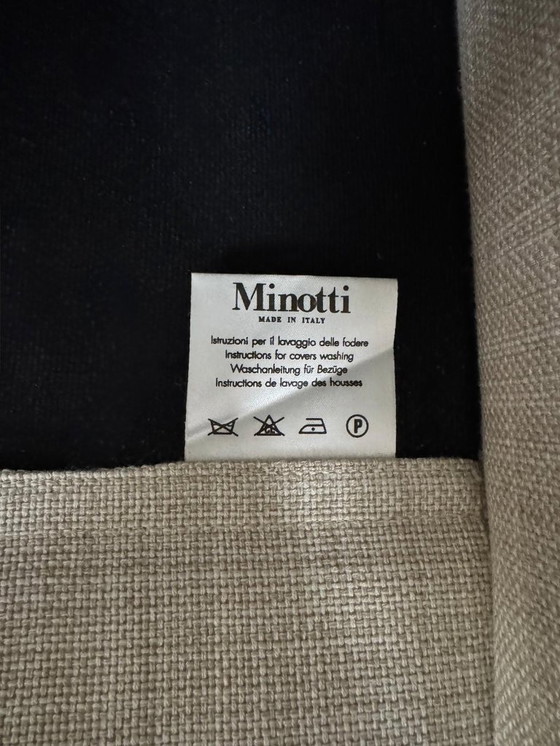 Image 1 of Divano di design Minotti Hamilton Divano di design grigio beige
