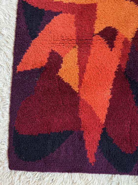 Image 1 of Skandinavischer Pop-Art-Teppich aus den 1970er Jahren