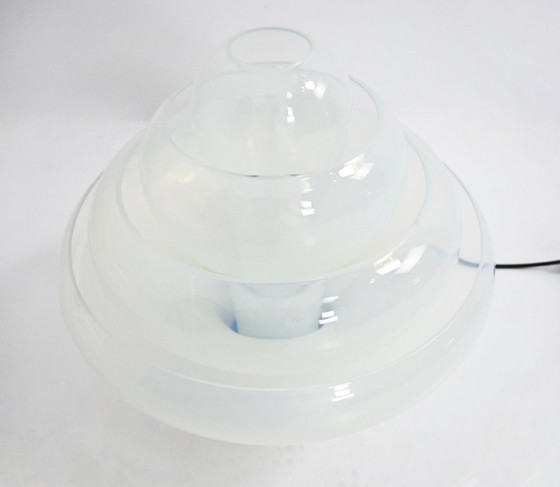 Image 1 of Lampada da tavolo LT305 Lotus di Carlo Nason per Mazzega, anni '60