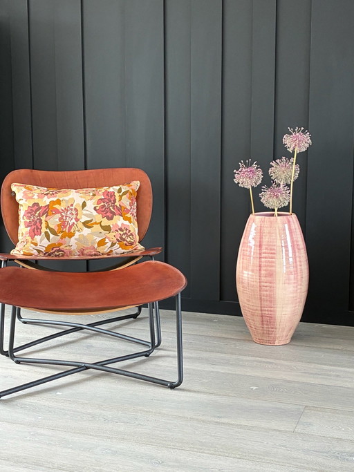 Fauteuil lounge Miller
Functionals + repose-pieds - cuir cognac - design