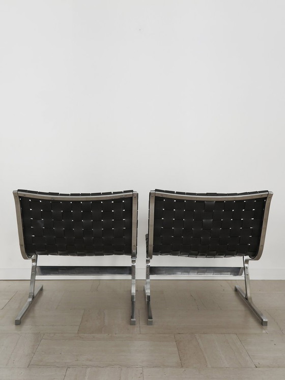 Poltrone Luar di Ross Littell per ICF De Padova, Italia, anni '60, set di 2 (photo 5 of 22)