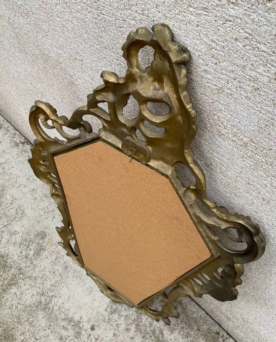 Image 1 of Antique Baroque Mirror in Gilded Wood