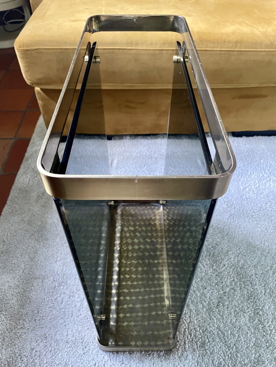 Image 1 of Design brass umbrella stand.  Fontana Arte, 1960