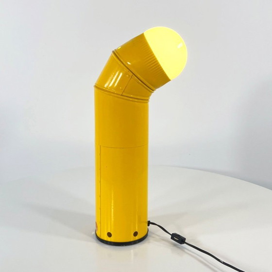 Image 1 of Yellow Pipeline Table Lamp, 1960s