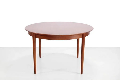 Vintage Danish design teak round dining table – eettafels, Scandinavian (photo 2 of 7)