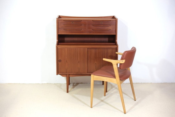 Dänischer Teak-Sekretär – Schreibtisch, Wood (photo 2 of 9)