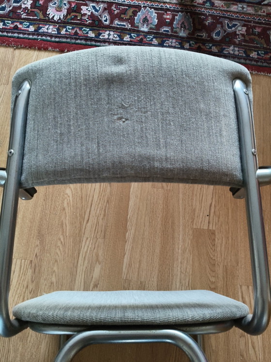 Image 1 of Vintage design Gispen stijl buisframe stoel