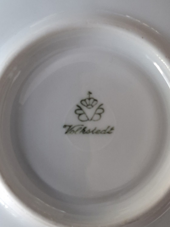 Unique Antique HAPAG Shipping Souvenir Set (1938) – Volkstedt Porcelain & 800 Silver – Decorative Objects (photo 2 of 9)