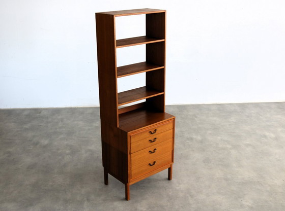 Image 1 of vintage boekenkast | wandkast | teak | Zweeds
