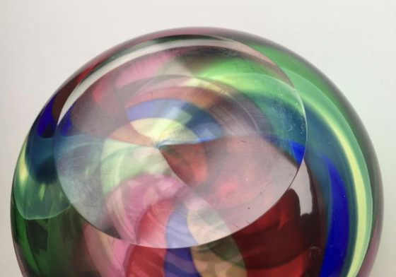 Image 1 of Formia Vetri Di Murano, Facettiertes Parfüm – großes Format, Luigi Onesto zugeschrieben.