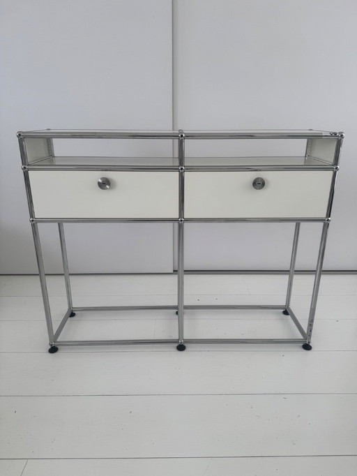 USM Haller sideboard with two drop-down doors