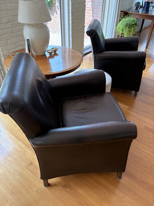 Fauteuils en cuir de Baan furniture
