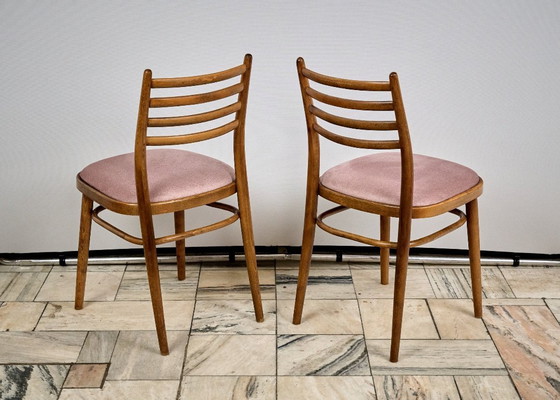 Image 1 of Set of 4 Dining Chairs, TON, 1960s, Czechoslovakia