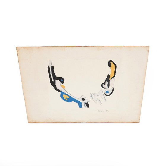 Image 1 of Ansgar Elde, Monotype op aquatint voor Il Bostrico, jaren 80