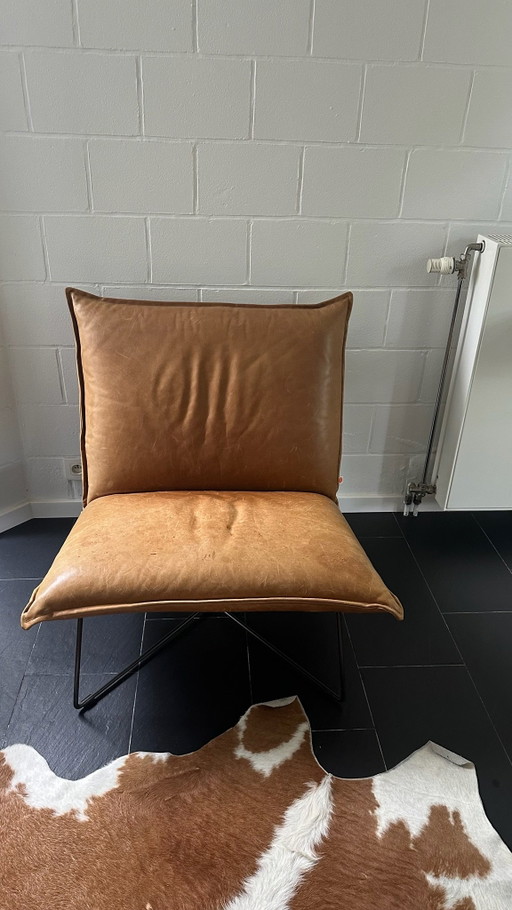 Fauteuil Bonanza Earl à dossier haut sans accoudoirs, design Jess.
