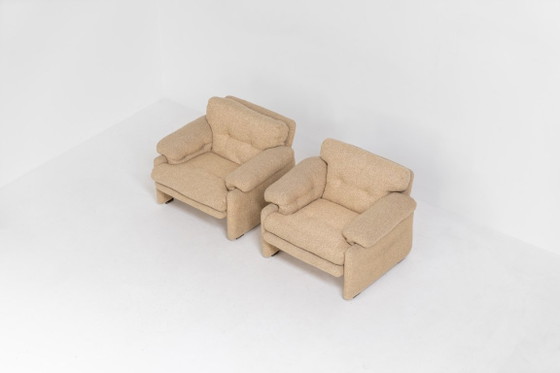 Image 1 of Pair of “Coronado” armchairs by Tobia Scarpa for C&B Italia (Italy, 1970s).