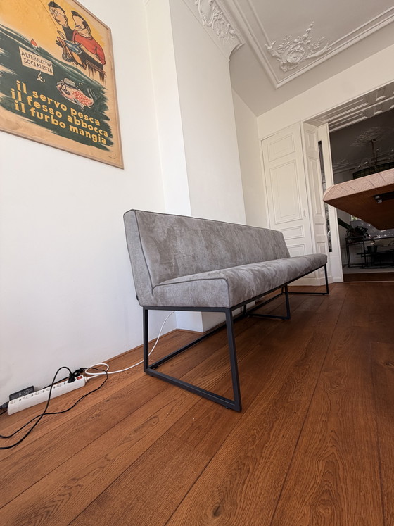 Luxury Dining Bench – Goossens, Seating area, Leather (photo 5 of 5)