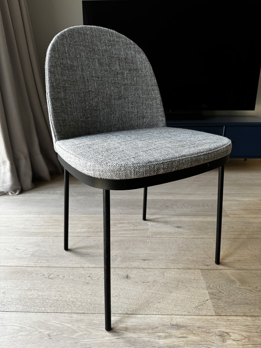 4 sillas de diseño «Precious» de Johannes Torpe para Moroso