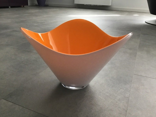 Holmegaard Divine vaso arancione