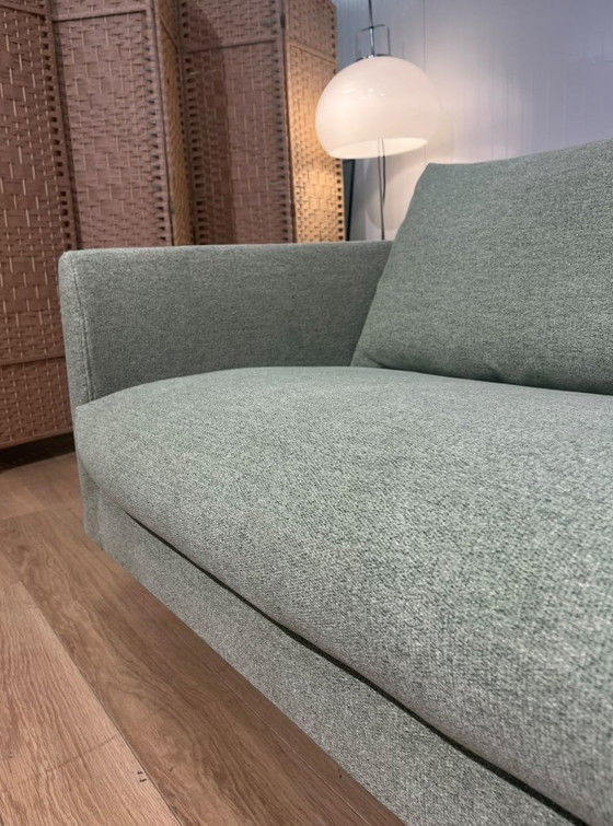 Image 1 of NEWLY UPHOLSTERED Montis Axel 2.5-Seater Mint Green + Warranty