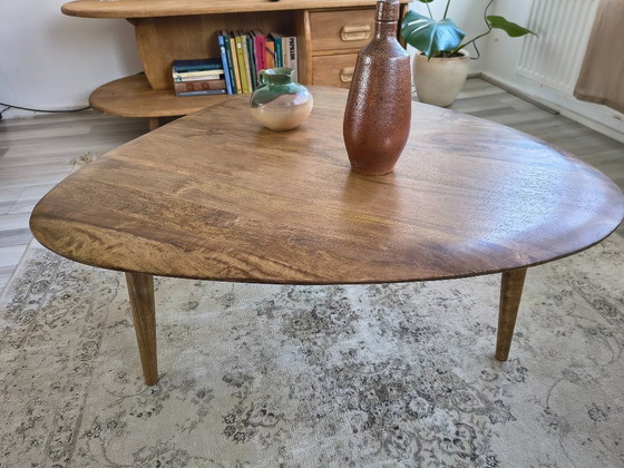 Image 1 of Retro-style wooden coffee table(s)