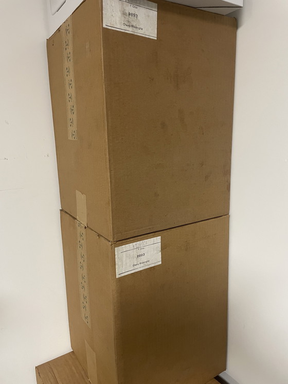 Image 1 of Novità! Lampada a sospensione a sfera in vetro ambrato Peill und Putzler degli anni '70