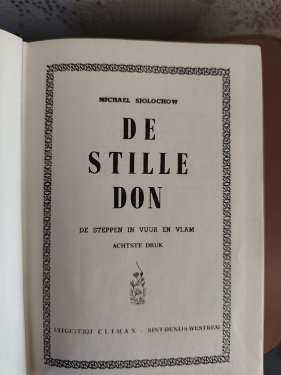 Vintage 3-piece book set The Quiet Don, Coffee table books, Paper, Black (photo 6 of 6)