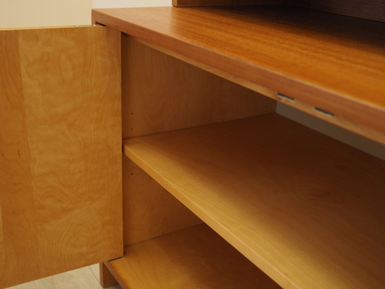 Estantería danesa de teca con mueble bar iluminado, estilo danés moderno de los años 70. – Librerías, Wood (photo 22 of 22)