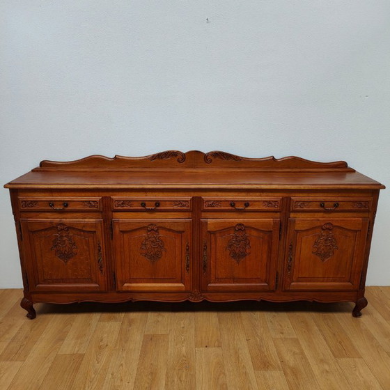 Image 1 of Vintage Country Louis XV wall cabinet, buffet cabinet, sideboard, chest of drawers