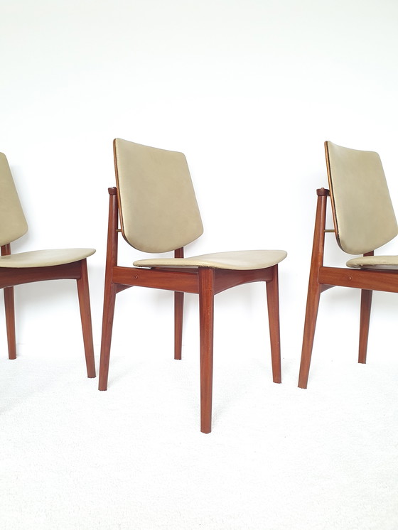 Image 1 of 5 sedie da pranzo Arne Hovmand Olsen