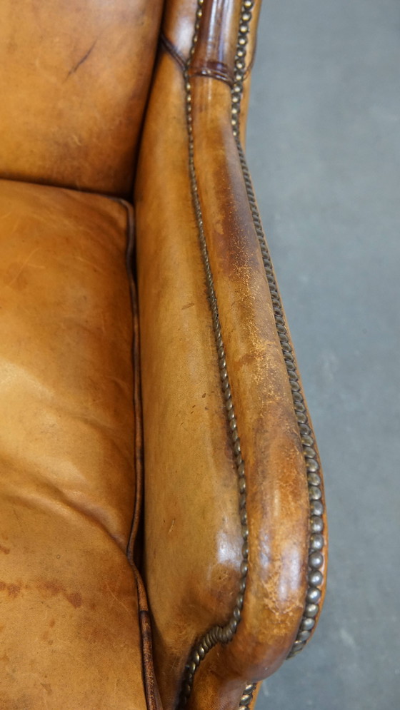 Image 1 of Vintage Schapenleren Fauteuil