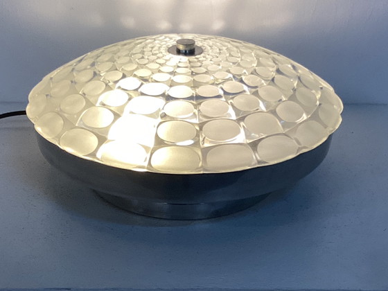 Image 1 of Vintage glass Peill & Putzler seventies wall-ceiling lamp