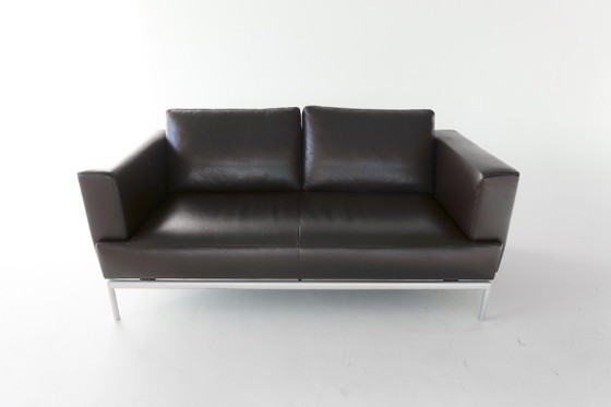 Image 1 of Divano di design FSM EASY | Pelle spessa a sigaro
