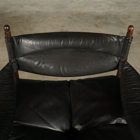 Poltrona lounge 'Modus' di Kristian Vedel - Søren Willadsen - anni '60 – Poltrone, Leather, Wood, Vintage (photo 11 of 14)