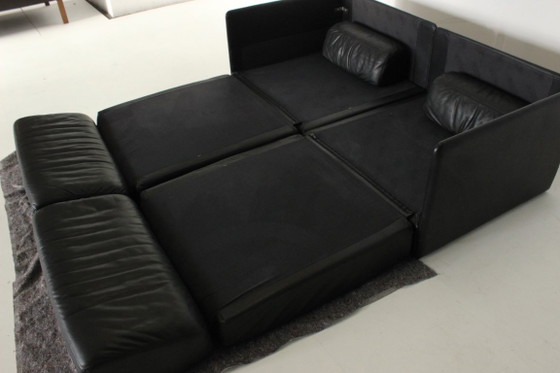 Image 1 of De Sede DS 76 Leather Sleeper Sofa Couch Design Desede Daybed