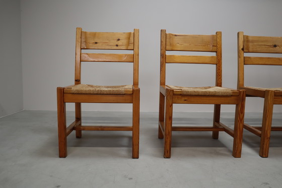 Image 1 of Ensemble de 5 chaises danoises vintage par Tage Poulsen pour Gramrode Møbelfabrik, années 1970
