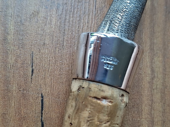 Verseur à vin/bouchon de bouteille vintage en argent Lama - Pérou .925 Argent (35g) – Accessoires de table (photo 5 of 5)