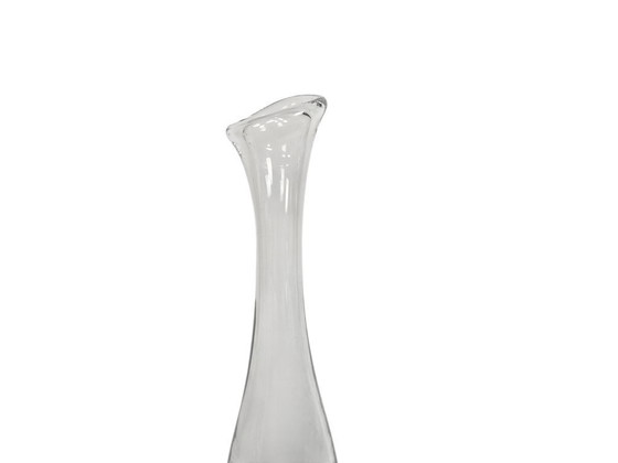 Image 1 of Leerdam Glass Factory - bottle vase - Siem van der Marel - Iris - 2000