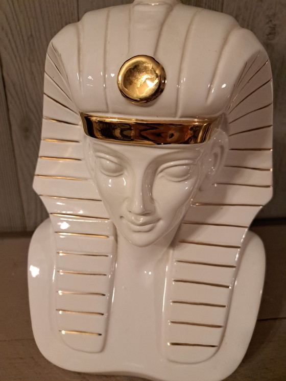 Image 1 of Lampe de table pharaon vintage années 70