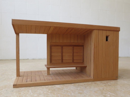 Eric van Solm - 'M' – beeldhouwkunst, Wood