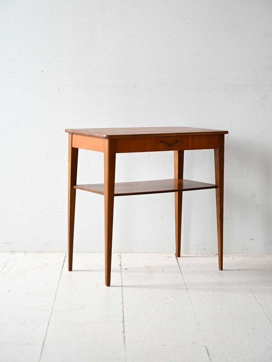 Image 1 of Vintage Scandinavian teak nightstand Björkås Möbelfabrik