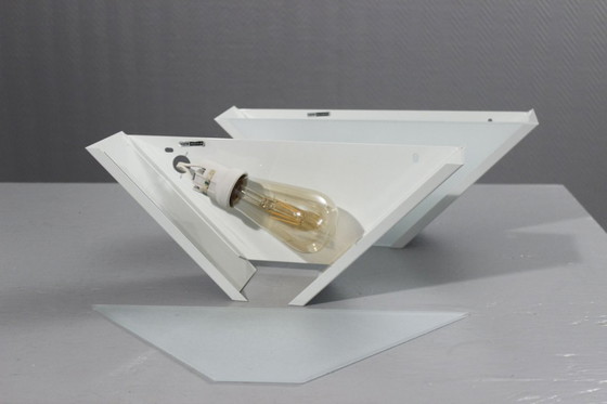 Image 1 of SCE Frankrijk - Paar vintage postmoderne Memphis-wandlampen uit de jaren 80.