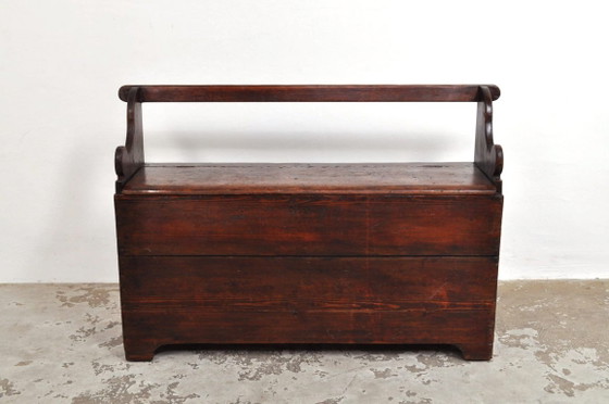 Image 1 of Antique Flip-Pop Bench, 1830s