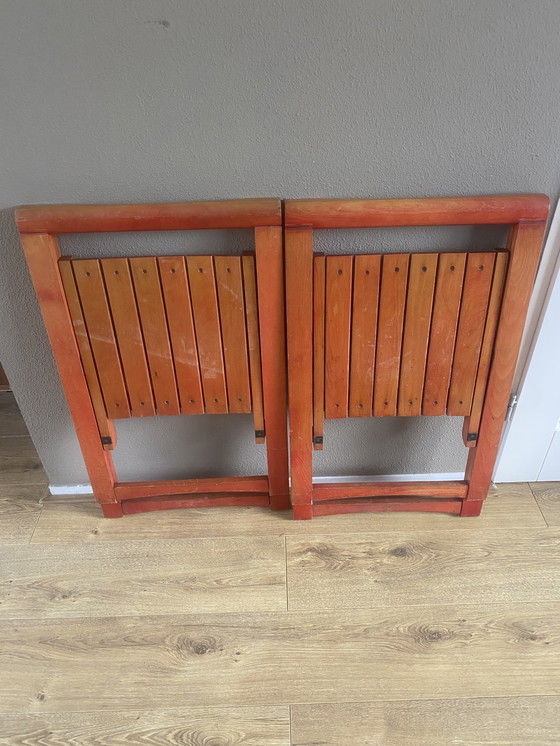 Image 1 of 2 sedie pieghevoli vintage Aldo Jacober