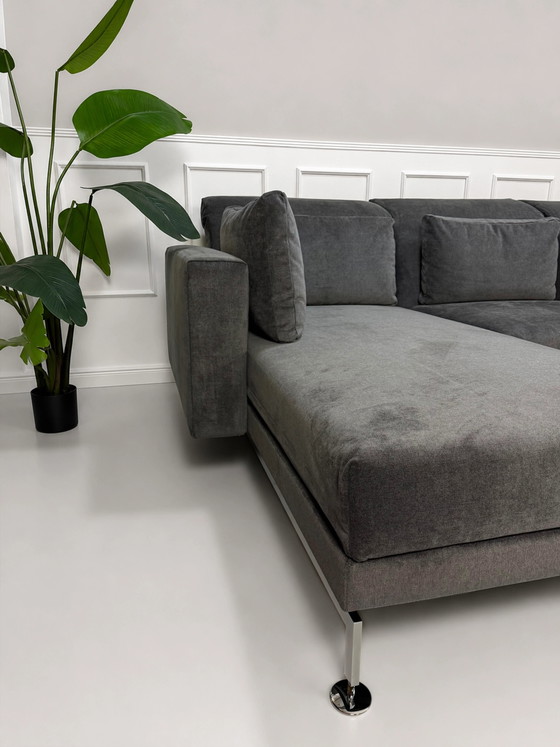 Image 1 of Brühl Moule Ecksofa Stoff Sofa Grau Ausstellungsstück