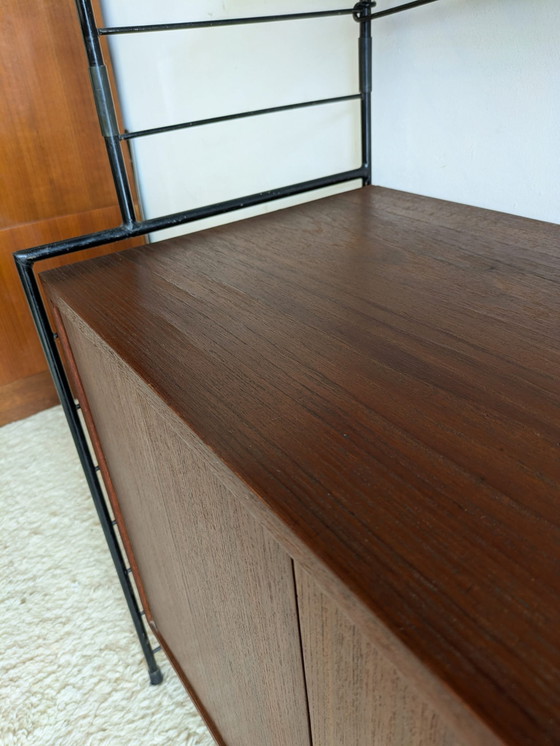 Image 1 of Système mural modulaire vintage en teck, WHB Möbel