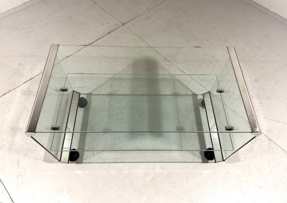 Image 1 of Mueble para equipos de audio, mueble para TV y mesa auxiliar de Gallotti&Radice, Tris 1971.