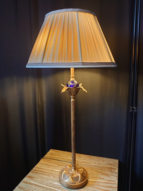 Image 1 of Vintage Hollywood Regency table lamp
