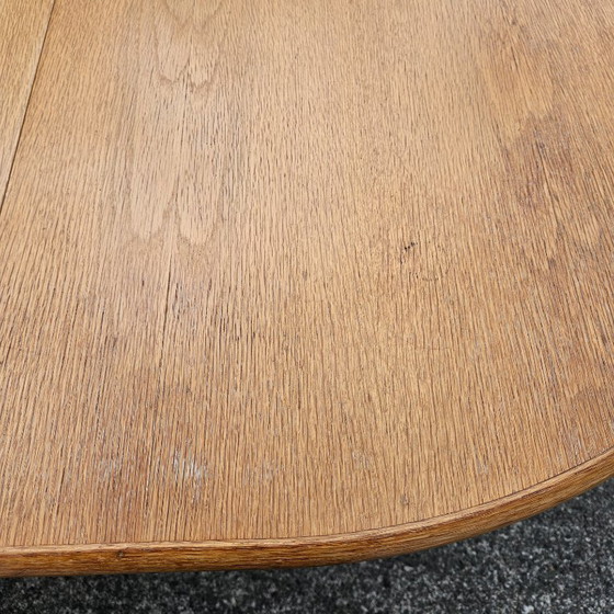 Image 1 of Table de salle à manger danoise extensible - Table de salle à manger post-moderne - années 80