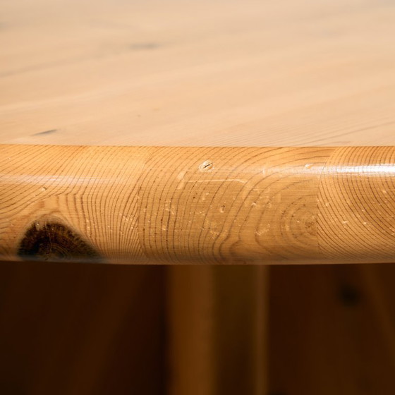 Image 1 of MK10156 Esstischgarnitur aus Kiefernholz von Rainer Daumiller für Hirtshals Savvaerk, 5er-Set